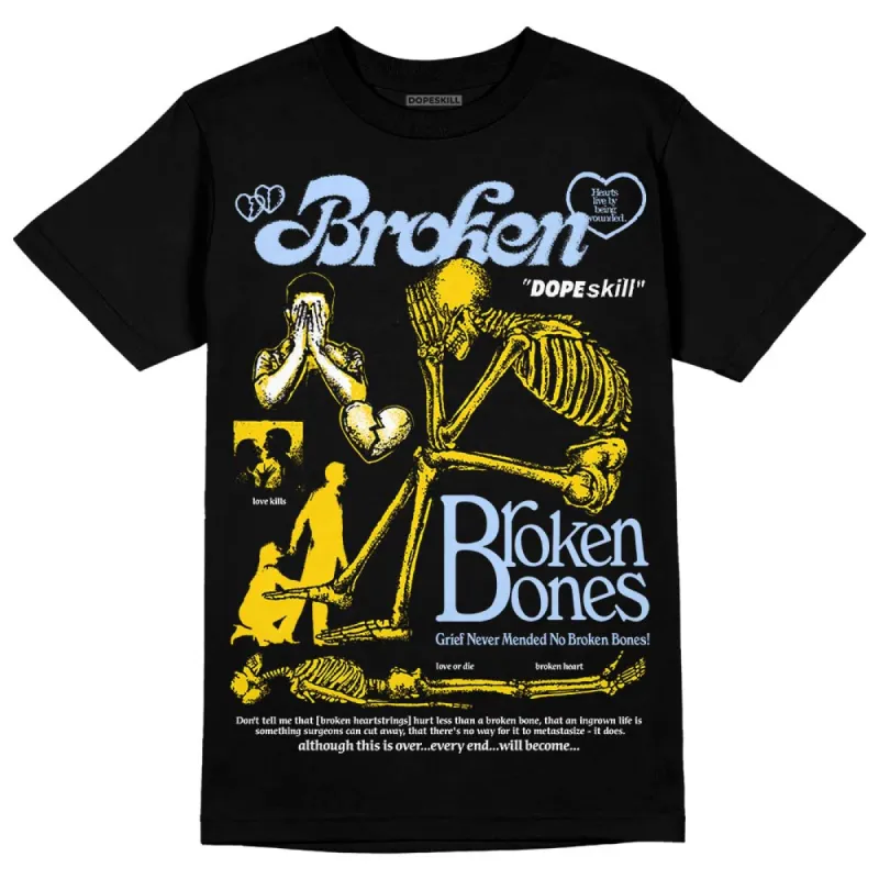 Yellow Ochre 6s DopeSkill T-Shirt Broken Bones Graphic sold by DopeSkill