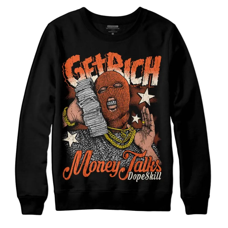 Georgia Peach 3s DopeSkill Sweatshirt Get Rich Graphic sold by DopeSkill