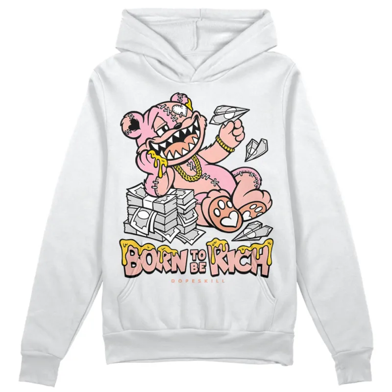 Legend Pink 11s DopeSkill Hoodie Sweatshirt Born To Be Rich Graphic sold by DopeSkill