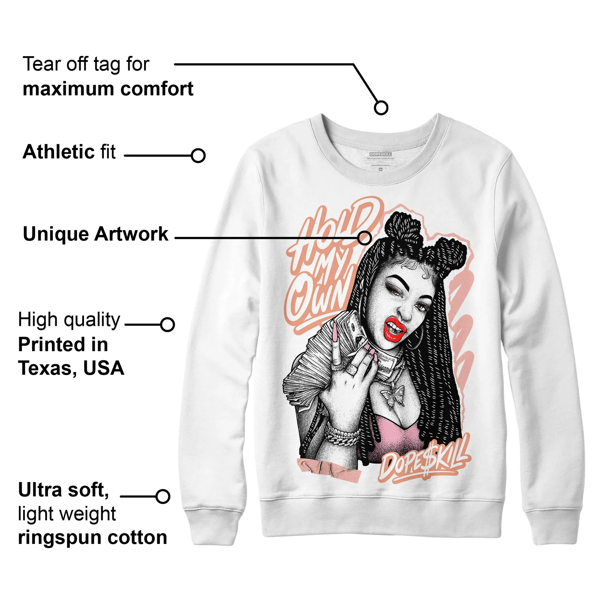 Legend Pink 11s DopeSkill Sweatshirt New H.M.O Graphic sold by DopeSkill product image thumbnail 3