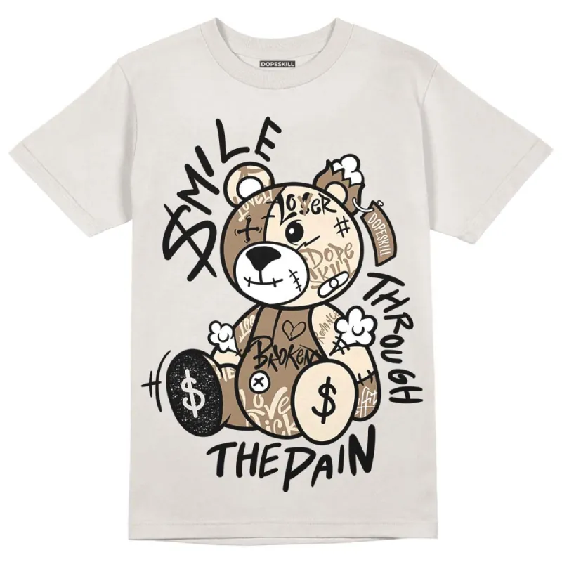 Sail 5s DopeSkill Sand T-shirt Smile Through The Pain Graphic sold by DopeSkill