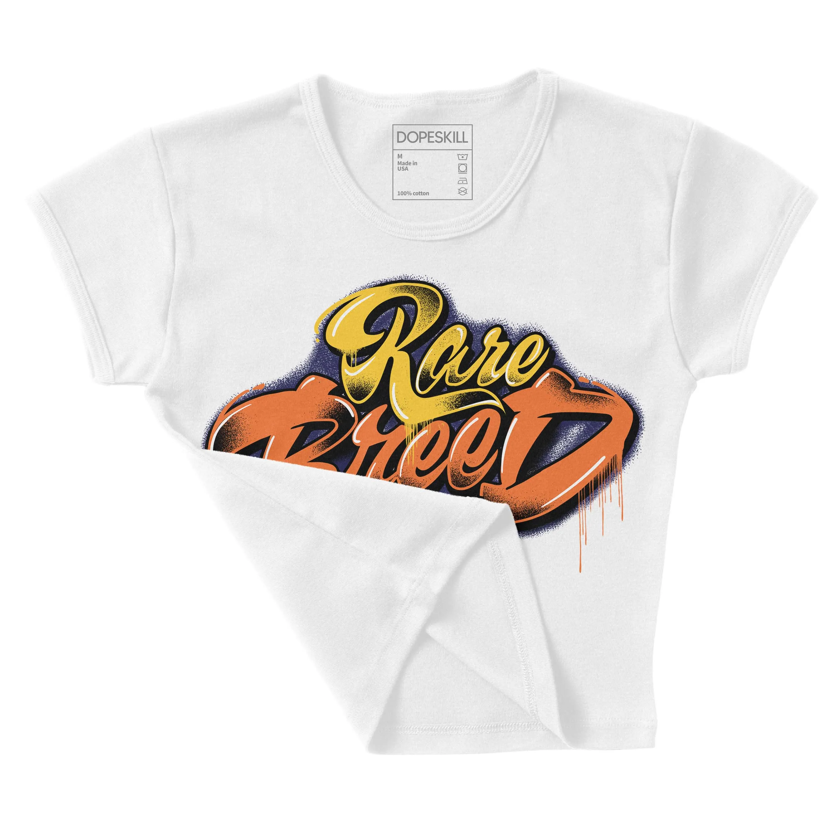Rio 3s DopeSkill Women's Crop Top Rare Breed Type Graphic sold by DopeSkill product image thumbnail 4