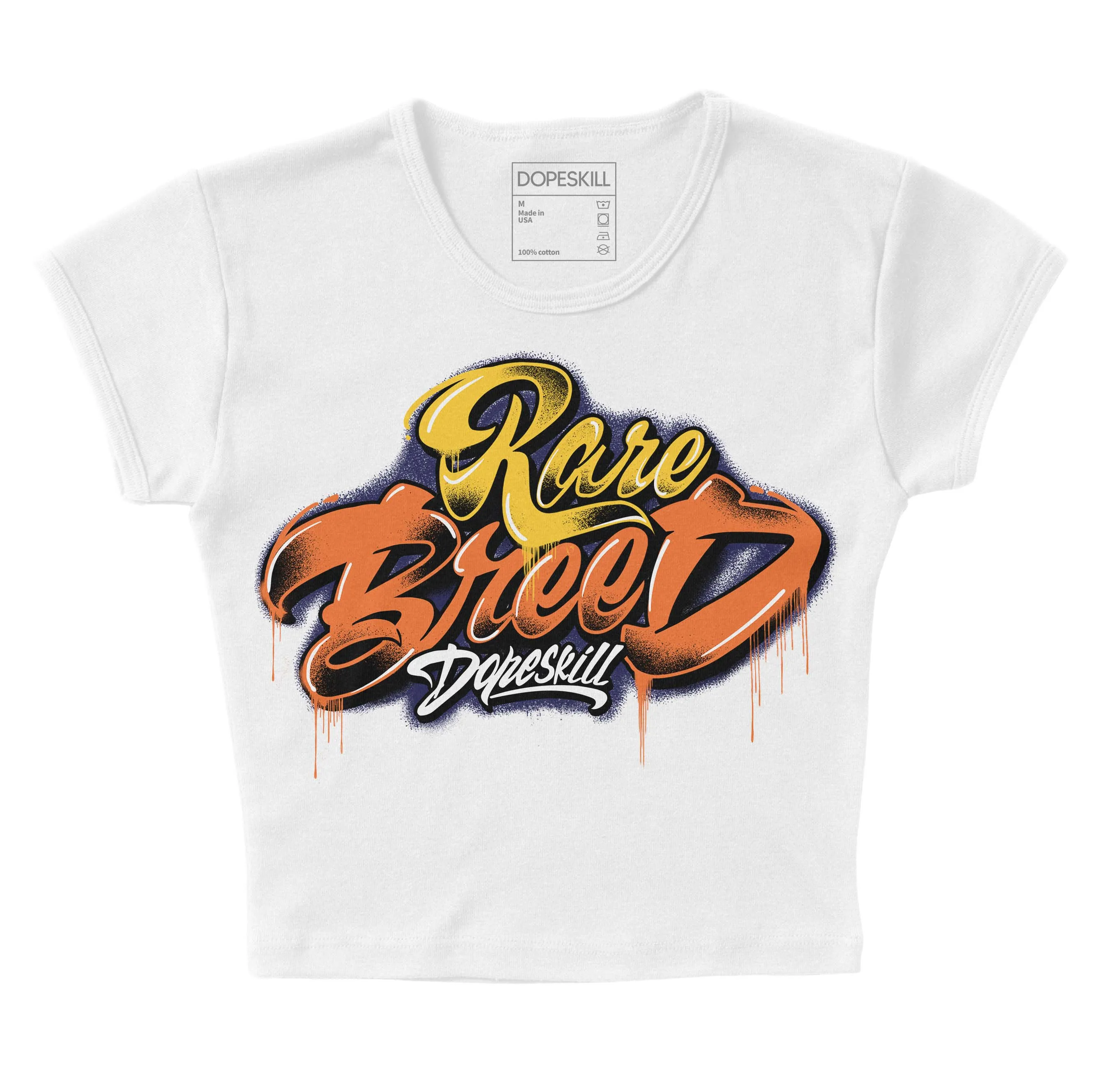 Rio 3s DopeSkill Women's Crop Top Rare Breed Type Graphic sold by DopeSkill product image thumbnail 2