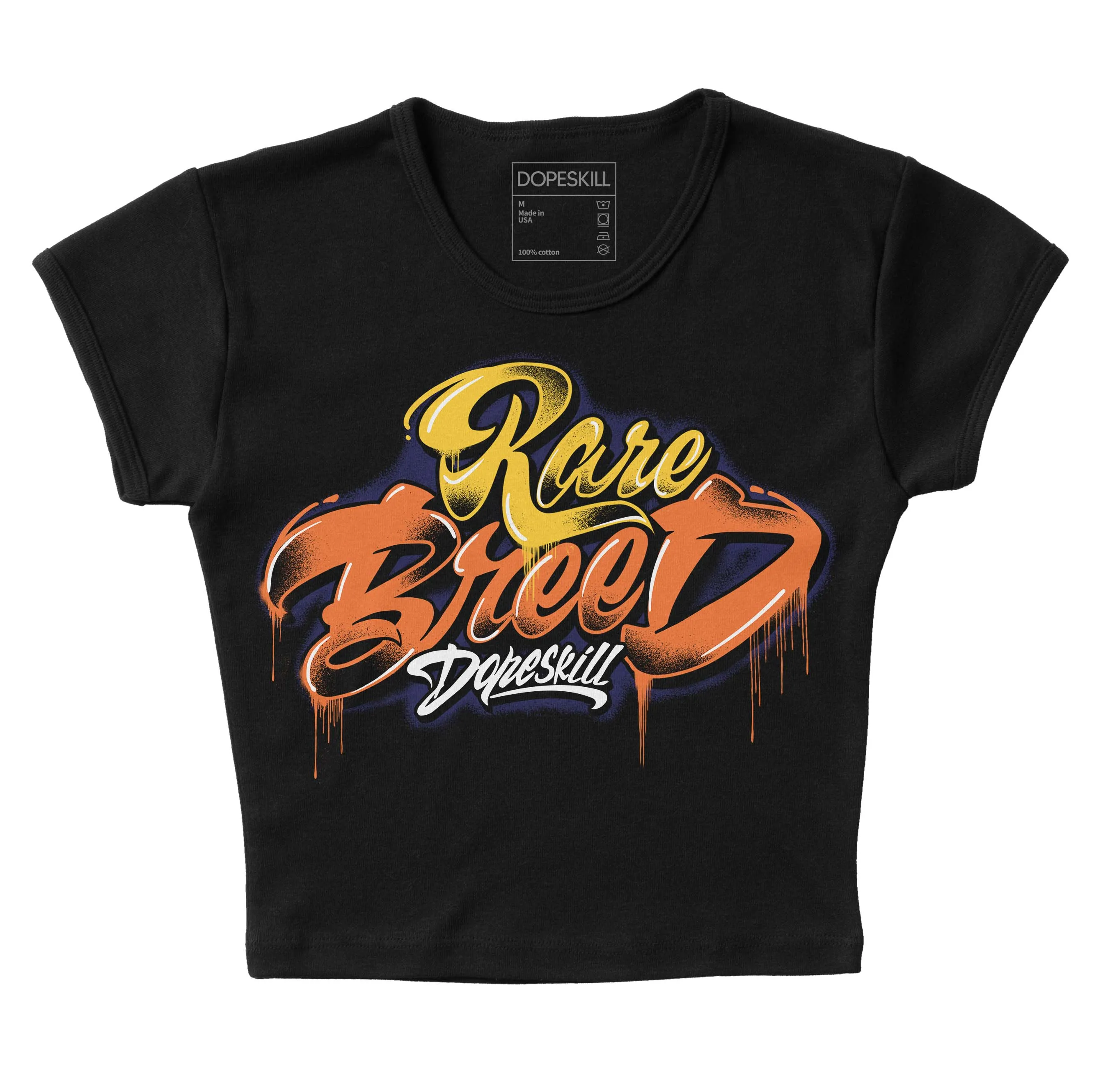 Rio 3s DopeSkill Women's Crop Top Rare Breed Type Graphic sold by DopeSkill