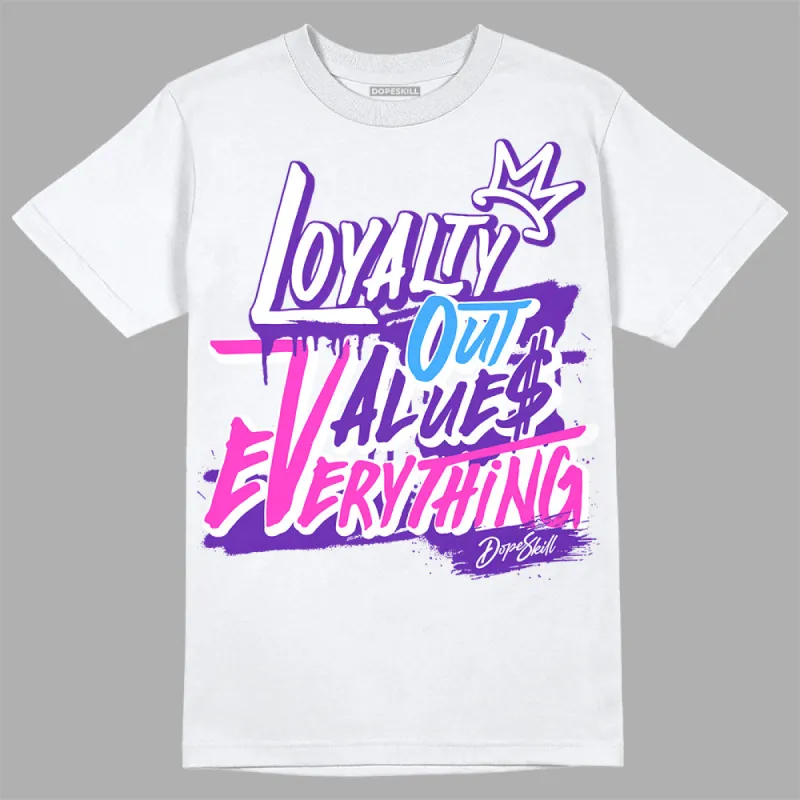 Dunk Purple Championship Court White DopeSkill T-Shirt LOVE Graphic sold by DopeSkill