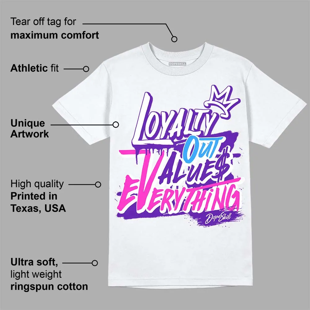 Dunk Purple Championship Court White DopeSkill T-Shirt LOVE Graphic sold by DopeSkill product image thumbnail 3