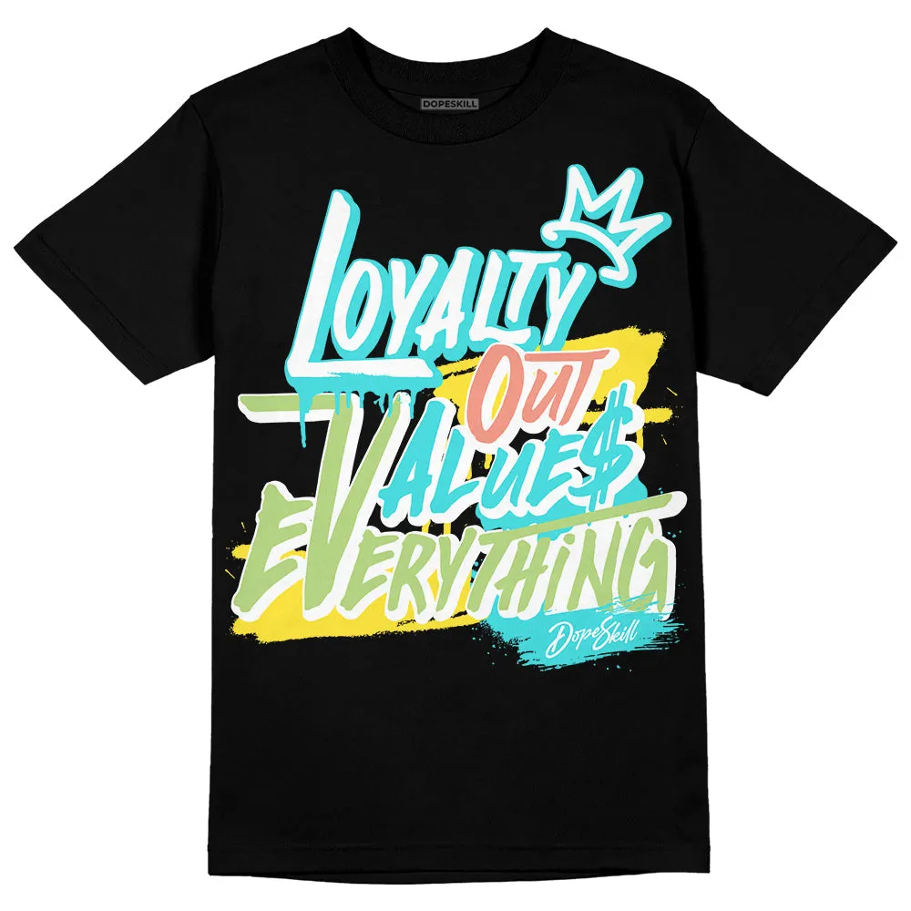 Cyan Burst 9060 DopeSkill T-Shirt LOVE Graphic sold by DopeSkill