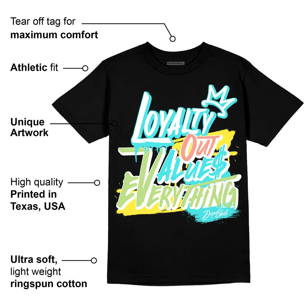 Cyan Burst 9060 DopeSkill T-Shirt LOVE Graphic sold by DopeSkill product image thumbnail 3