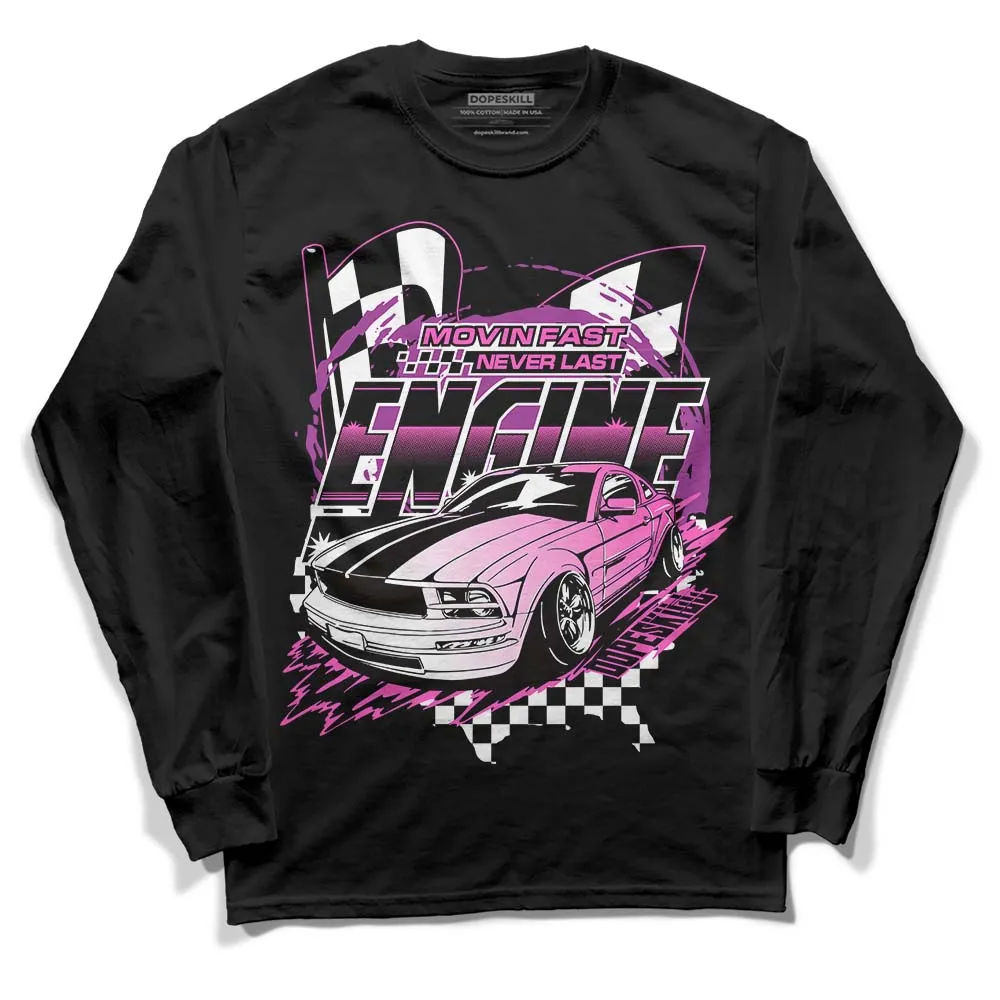 Hyper Violet 4s DopeSkill Long Sleeve T-Shirt ENGINE Tshirt Graphic sold by DopeSkill product image thumbnail 2