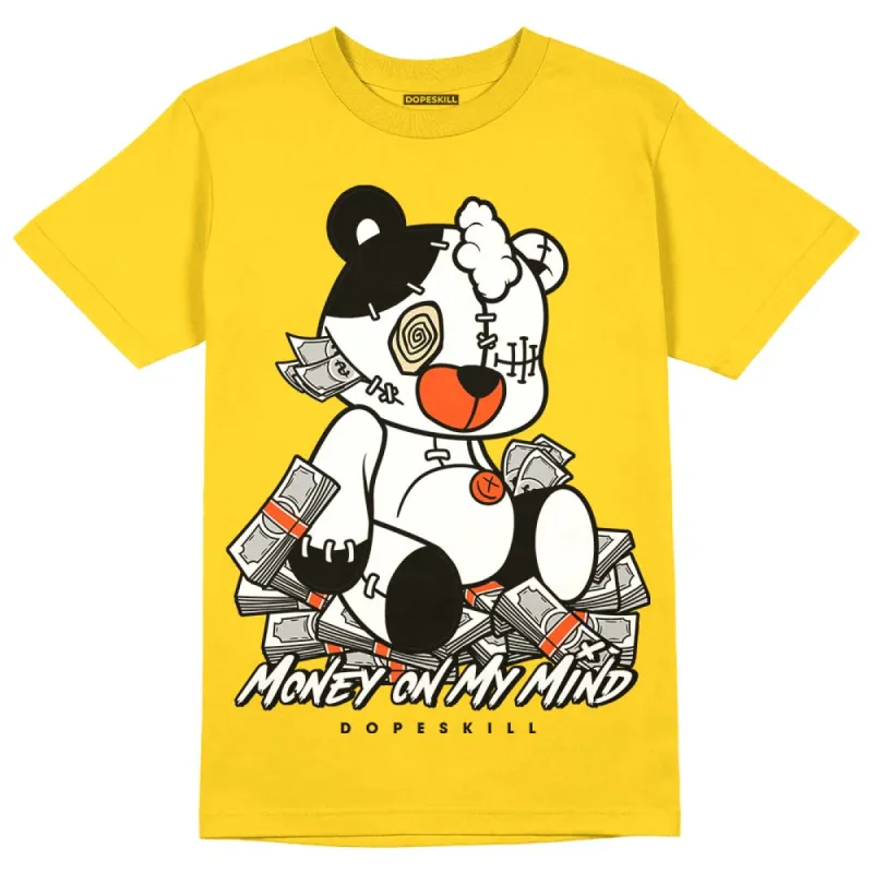 Vivid Sulfur 4s DopeSkill Yellow T-shirt MOMM Bear Graphic sold by DopeSkill