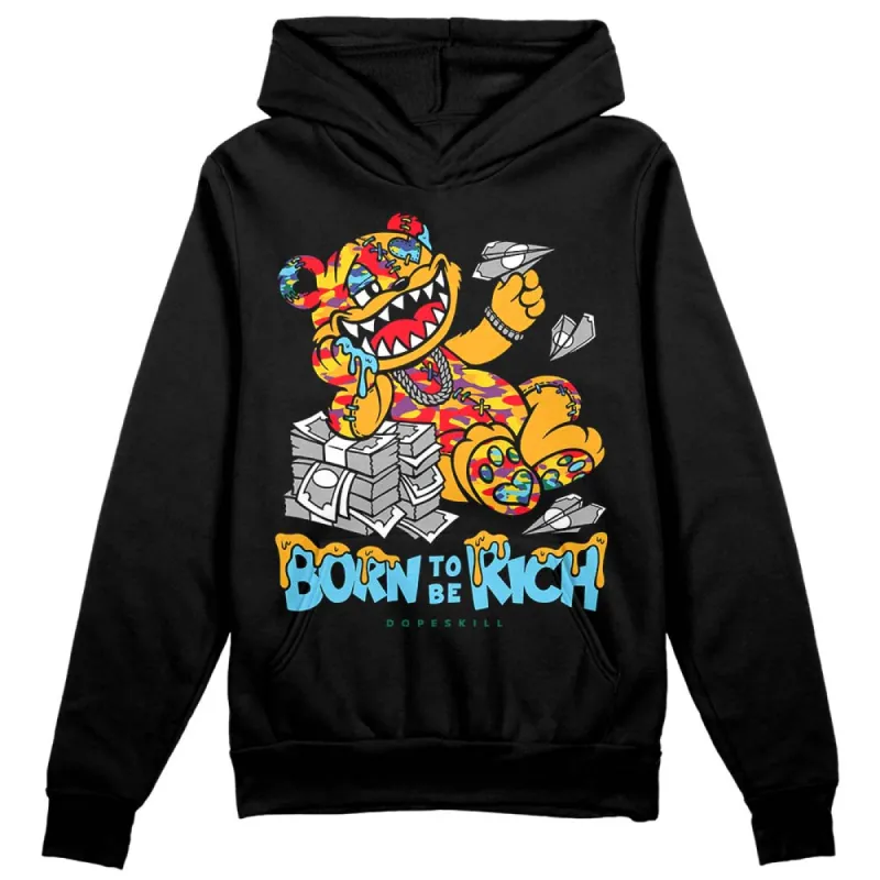 GS 'Six Championships' 1s DopeSkill Hoodie Sweatshirt Born To Be Rich Graphic sold by DopeSkill