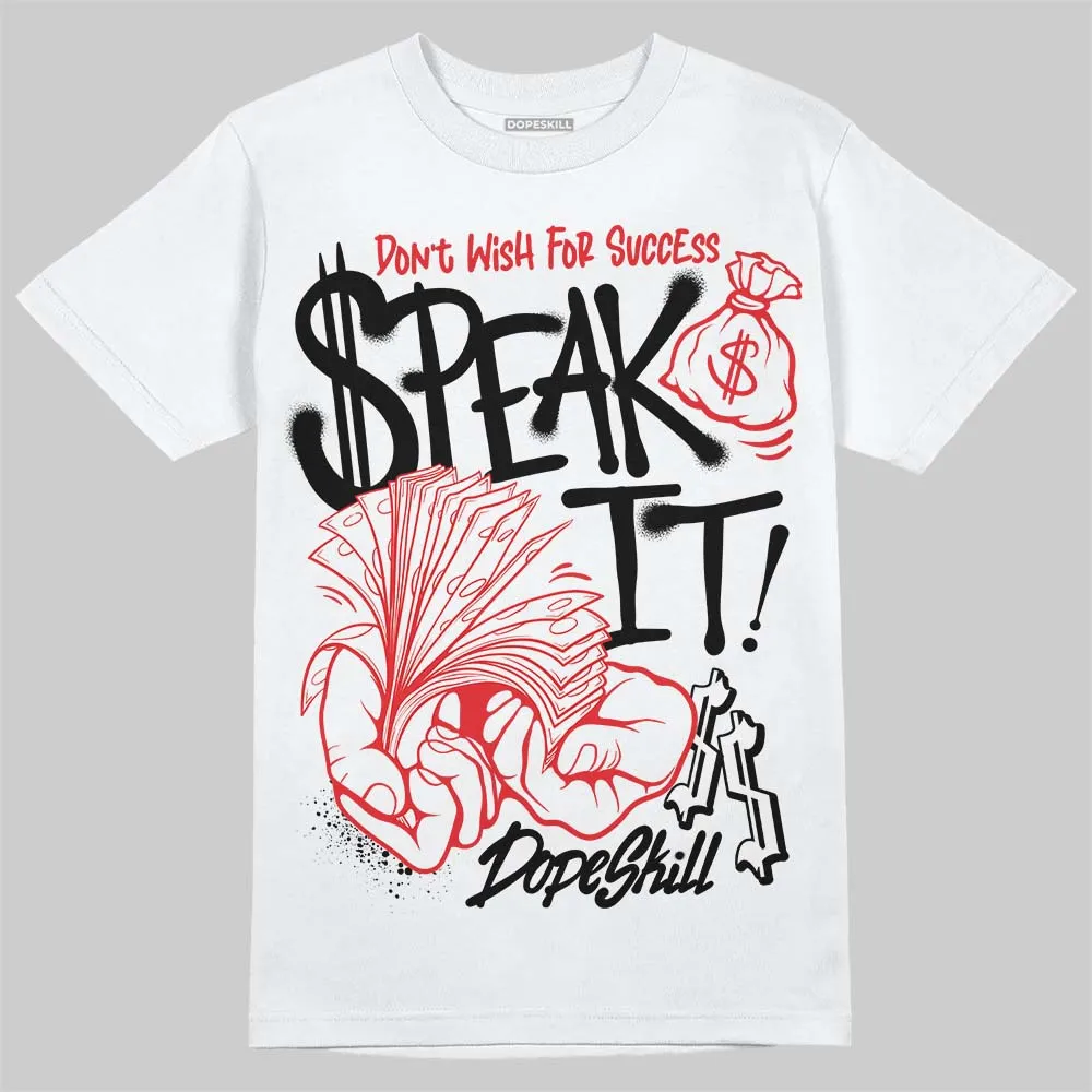 White Thunder 4s DopeSkill T-Shirt Speak It Graphic sold by DopeSkill product image thumbnail 2