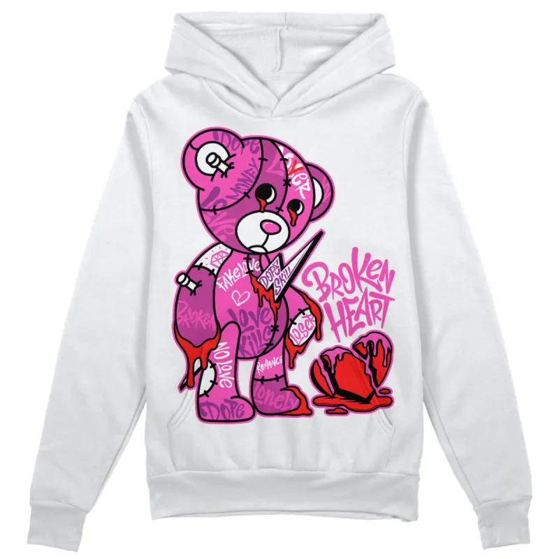 Hyper Violet 4s DopeSkill Hoodie Sweatshirt Broken Heart Graphic sold by DopeSkill