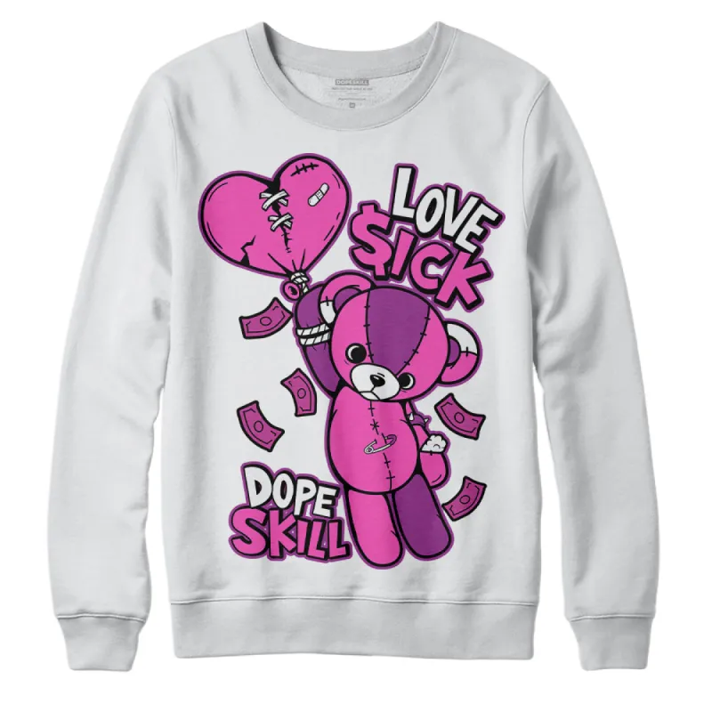 Hyper Violet 4s DopeSkill Sweatshirt Love Sick Graphic sold by DopeSkill
