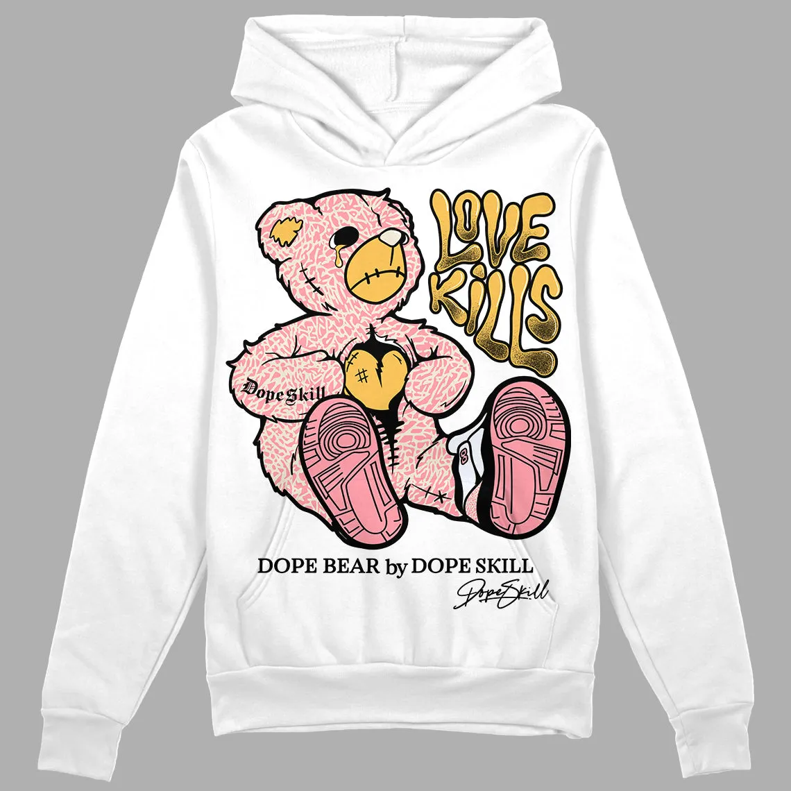 Red Stardust 3s DopeSkill Hoodie Sweatshirt Love Kills Graphic sold by DopeSkill