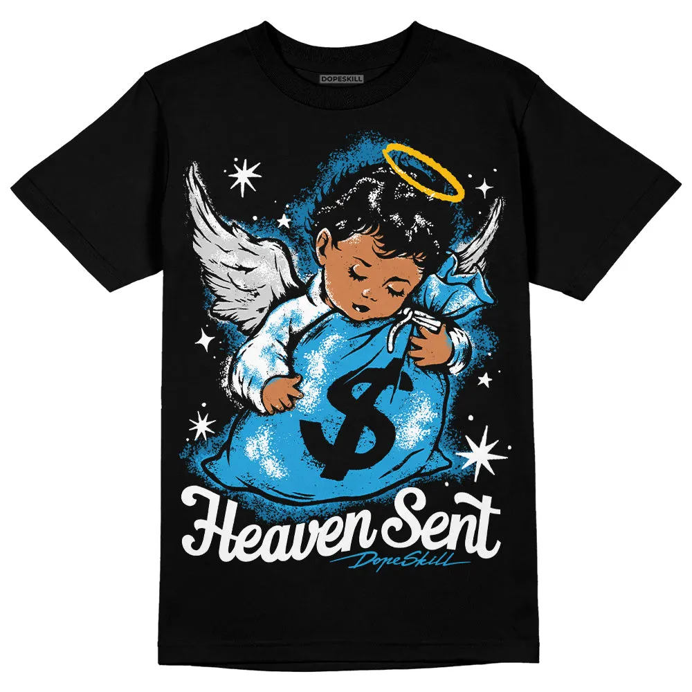 Military Blue 4s DopeSkill T-Shirt Heaven Sent Graphic sold by DopeSkill product image thumbnail 2