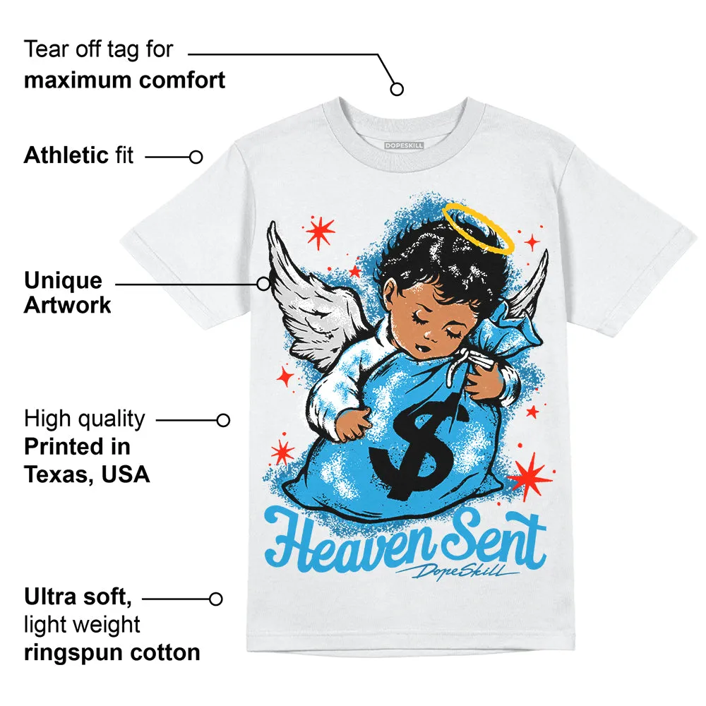 Military Blue 4s DopeSkill T-Shirt Heaven Sent Graphic sold by DopeSkill product image thumbnail 3