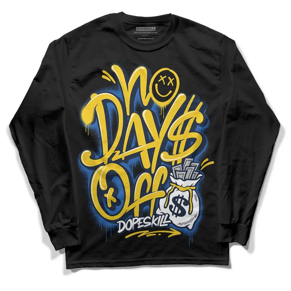 Michigan Dunks DopeSkill Long Sleeve T-Shirt No Days Off Graphic sold by DopeSkill product image thumbnail 2