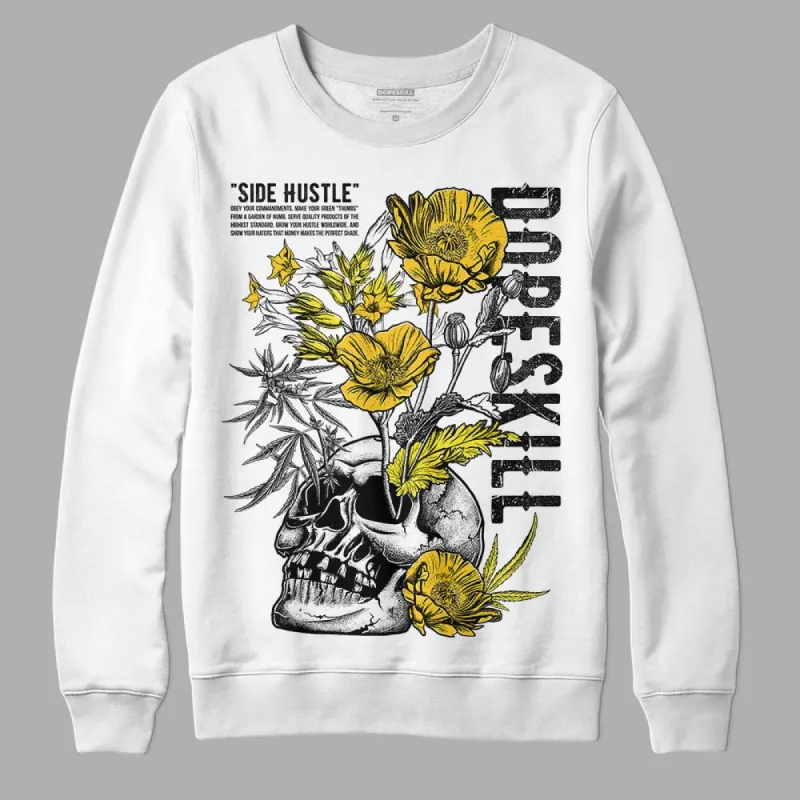 Vivid Sulfur 4s DopeSkill Sweatshirt Side Hustle Graphic sold by DopeSkill