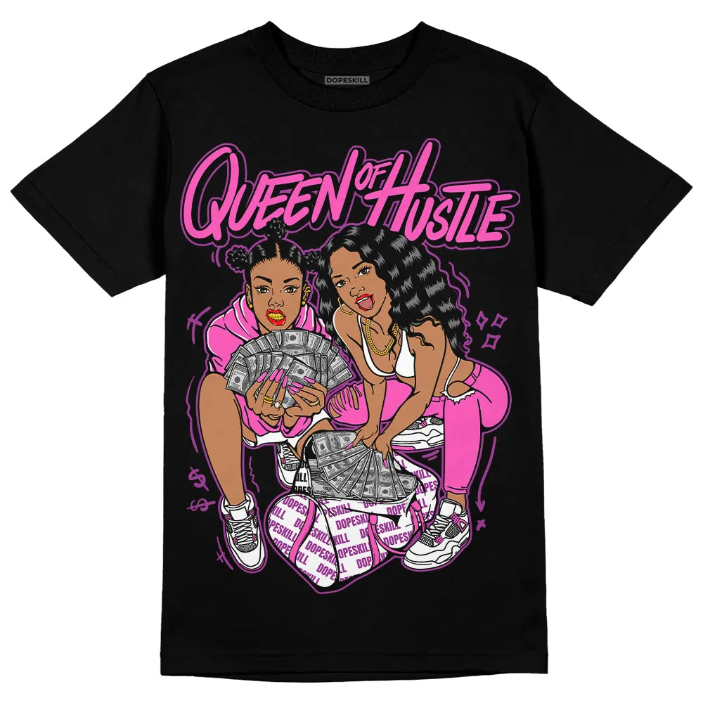 Hyper Violet 4s DopeSkill T-Shirt Queen Of Hustle Graphic sold by DopeSkill product image thumbnail 2