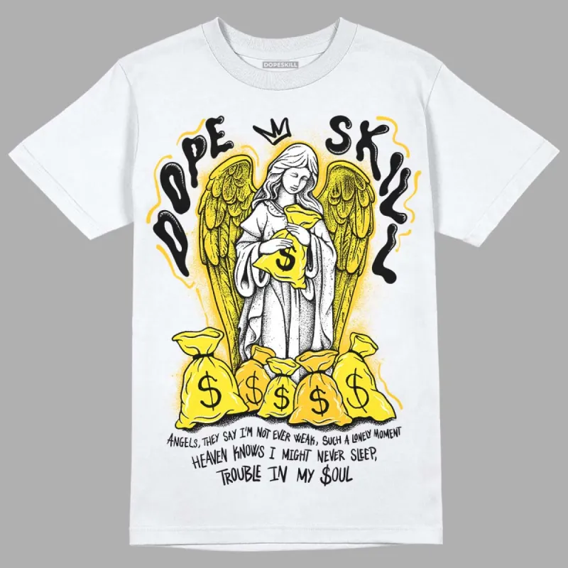 Vivid Sulfur 4s DopeSkill T-Shirt Angels Graphic sold by DopeSkill