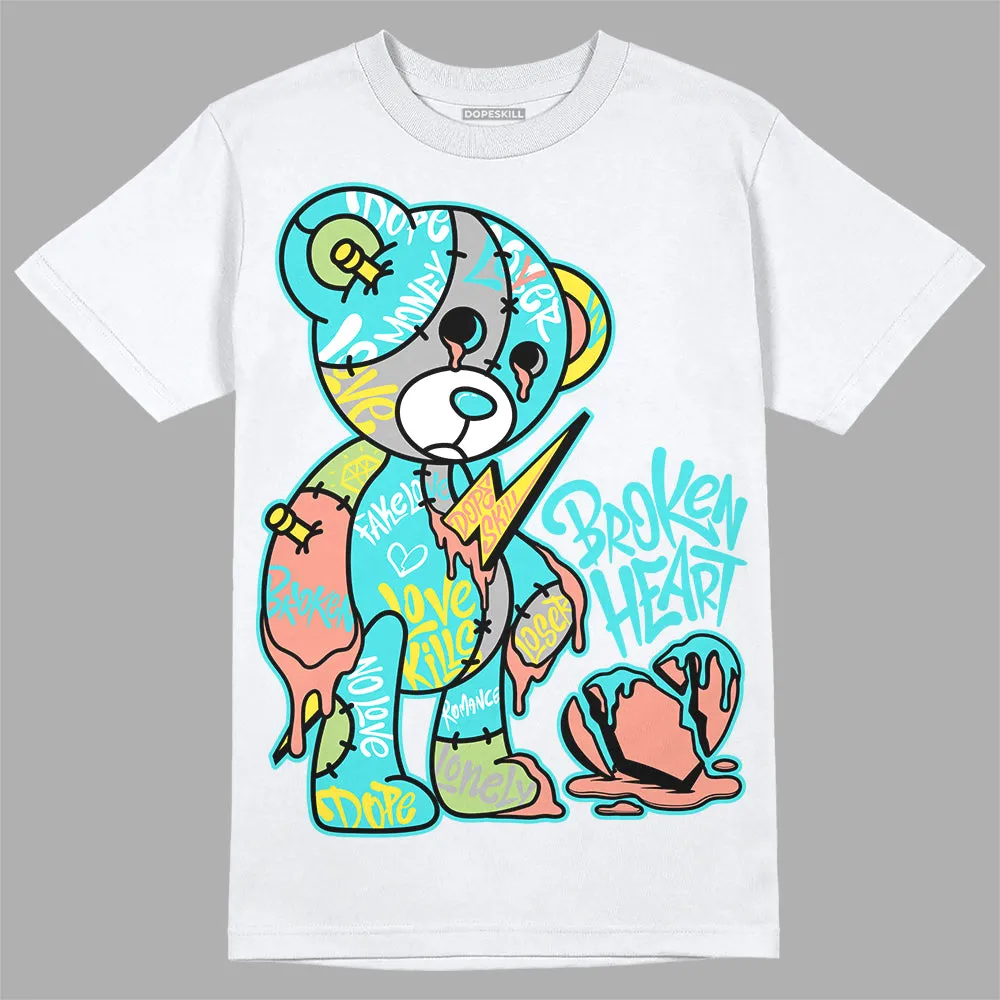 Cyan Burst 9060 DopeSkill T-Shirt Broken Heart Graphic sold by DopeSkill product image thumbnail 2