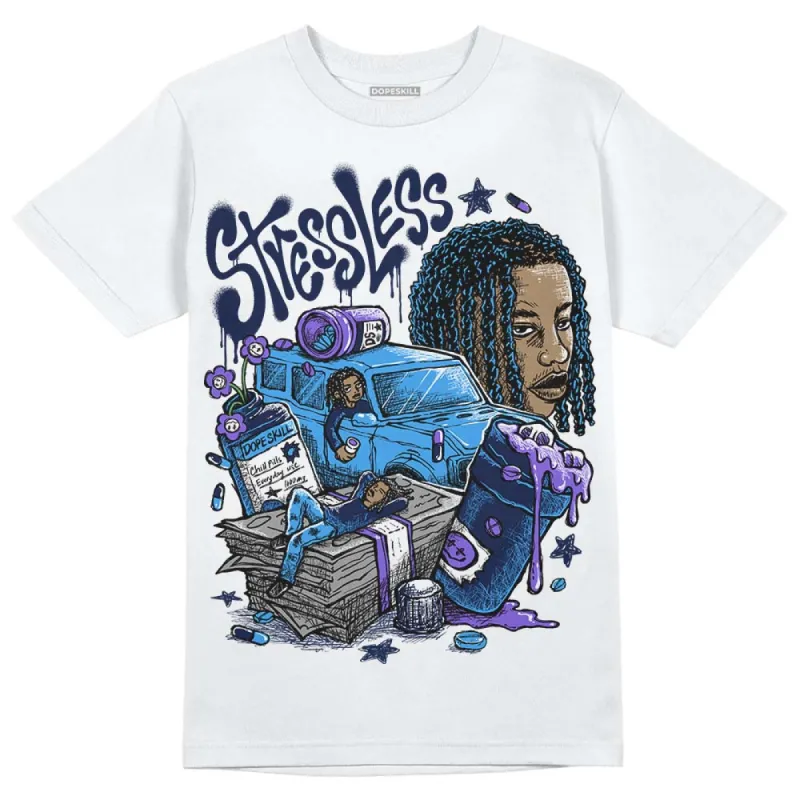 Midnight Navy 3s DopeSkill T-Shirt Stressless Graphic sold by DopeSkill