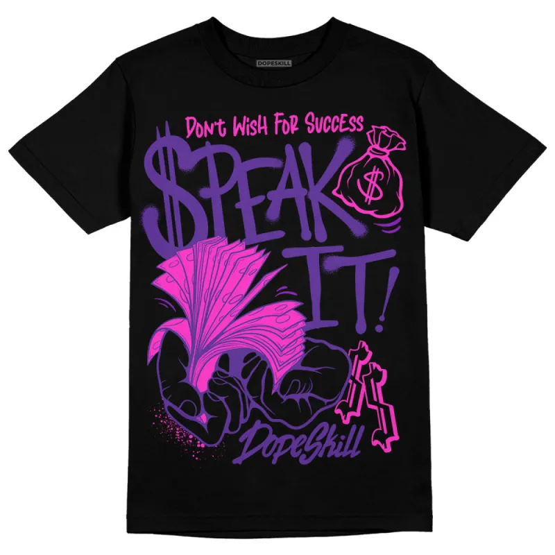 PURPLE Collection DopeSkill T-Shirt Speak It Graphic sold by DopeSkill