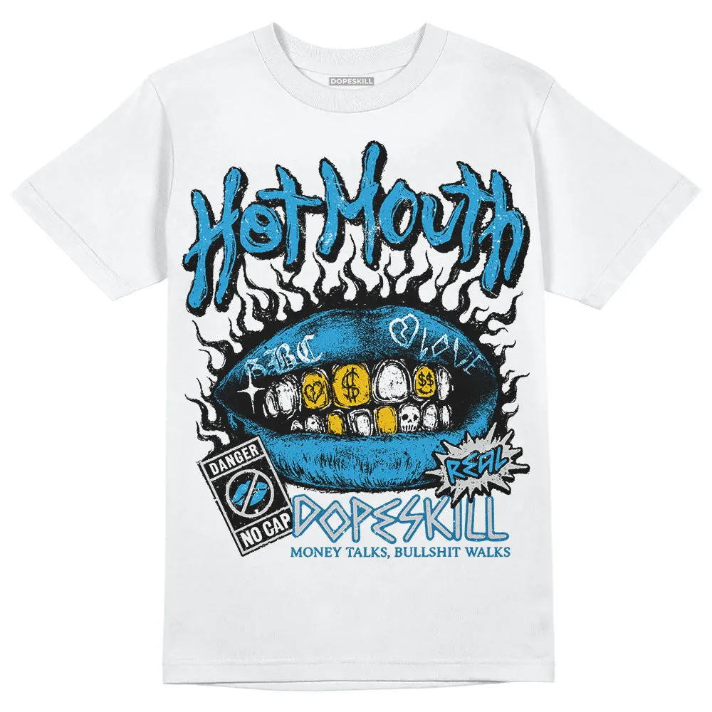 Military Blue 4s DopeSkill T-Shirt Hot Mouth Graphic sold by DopeSkill