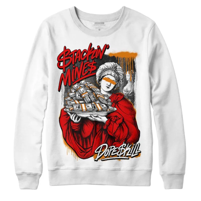 Red Cement 4S DopeSkill Sweatshirt Stackin Mines Graphic sold by DopeSkill