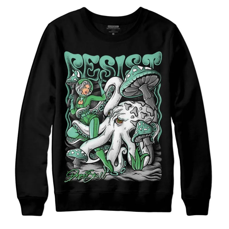 Green Glow 1s DopeSkill Sweatshirt Resist Graphic sold by DopeSkill