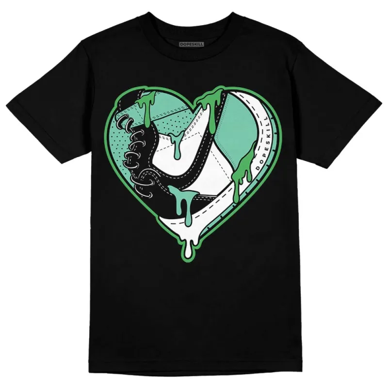 Green Glow 1s DopeSkill T-Shirt Heart Jordan 1 Graphic sold by DopeSkill