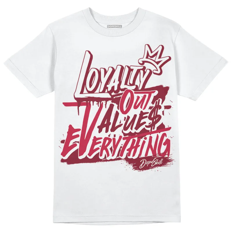 85 Metallic Burgundy 1s DopeSkill T-Shirt LOVE Graphic sold by DopeSkill