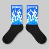 Royal Blue Collection DopeSkill Sublimated Socks FIRE Graphic sold by DopeSkill
