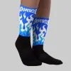 Royal Blue Collection DopeSkill Sublimated Socks FIRE Graphic sold by DopeSkill