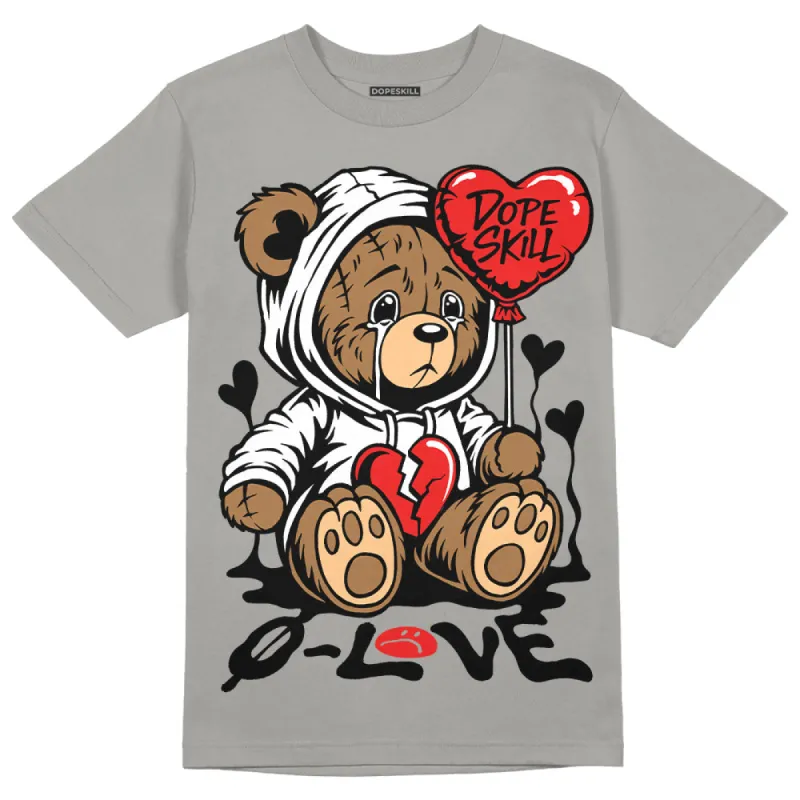 Grey Collection DopeSkill Grey T-shirt Broken Bear Graphic sold by DopeSkill