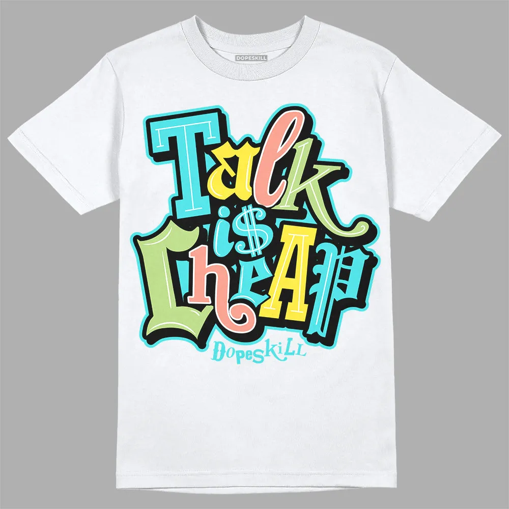 Cyan Burst 9060 DopeSkill T-Shirt Talk Is Chip Graphic sold by DopeSkill product image thumbnail 2