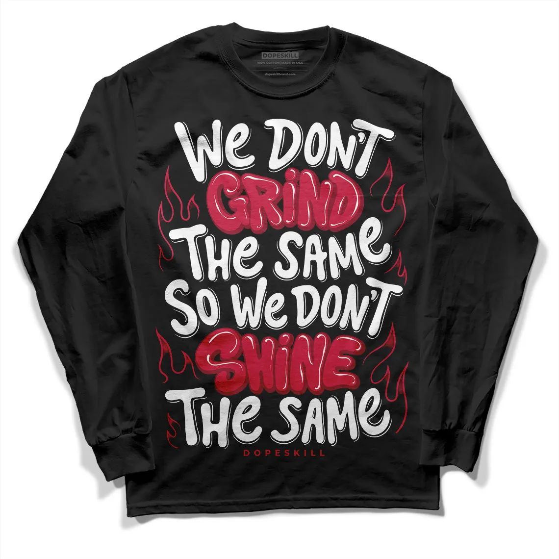 85 Metallic Burgundy 1s DopeSkill Long Sleeve T-Shirt Grind Shine Graphic sold by DopeSkill product image thumbnail 2
