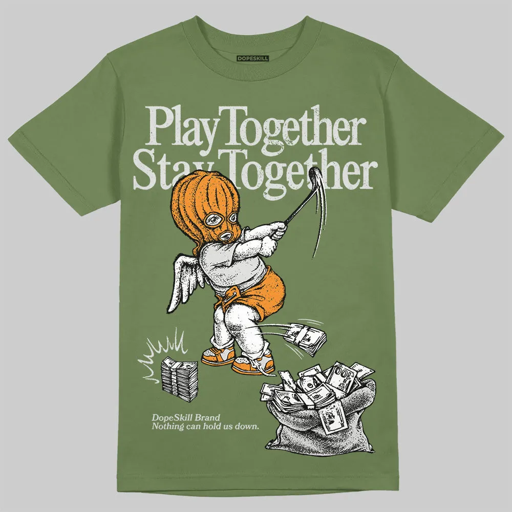Olive 5s DopeSkill Olive T-shirt Play together, Stay together Graphic sold by DopeSkill