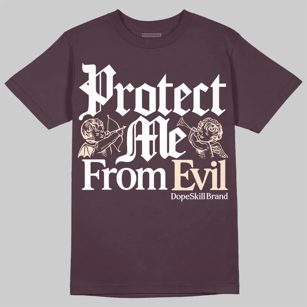 Violet Ore 3s DopeSkill Maroon T-shirt Protect Me From Evil Graphic sold by DopeSkill