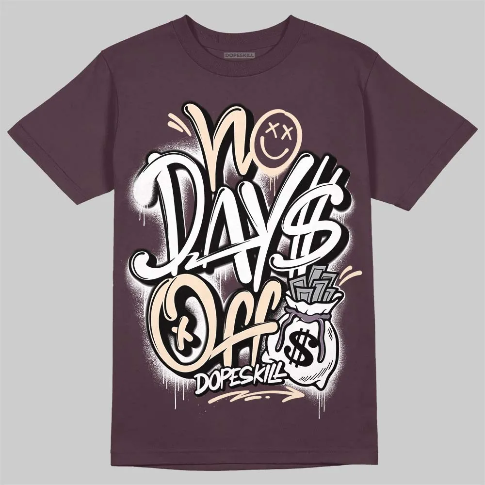 Burgundy Crush 3s DopeSkill Maroon T-shirt No Days Off Graphic sold by DopeSkill