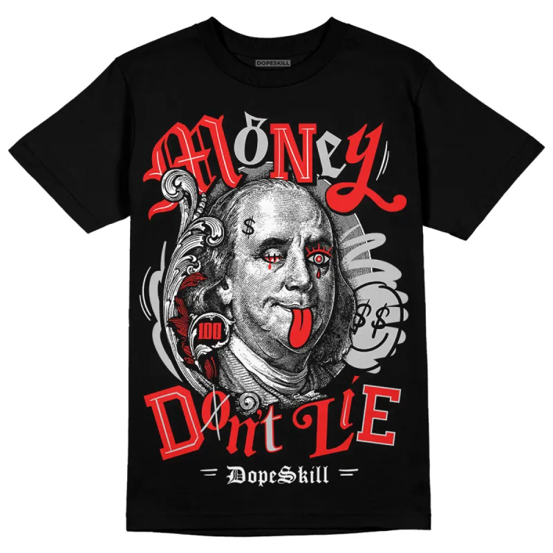 AJ Spizike Bred DopeSkill T-Shirt Money Don't Lie Graphic sold by DopeSkill
