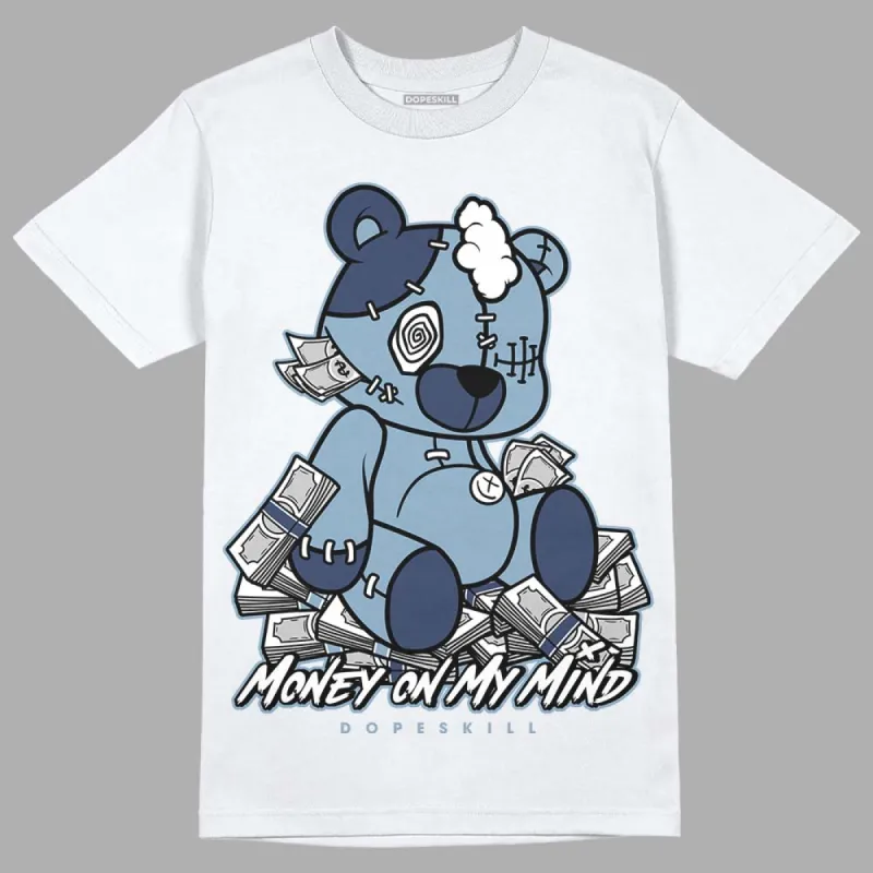Diffused Blue Sail Grey White 1s DopeSkill T-Shirt MOMM Bear Graphic sold by DopeSkill