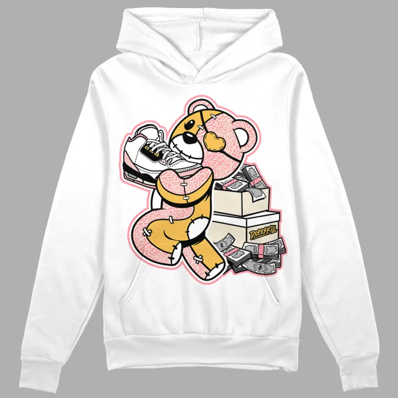 Red Stardust 3s DopeSkill Hoodie Sweatshirt Bear Steals Sneaker Graphic sold by DopeSkill