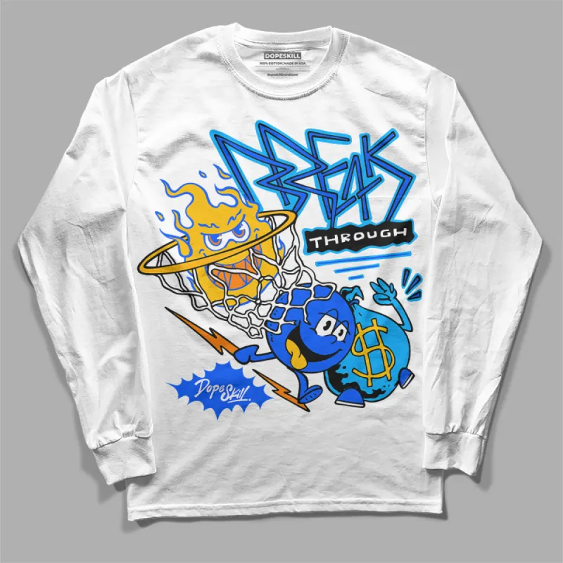 Royal Blue Collection DopeSkill Long Sleeve T-Shirt Break Through Graphic sold by DopeSkill