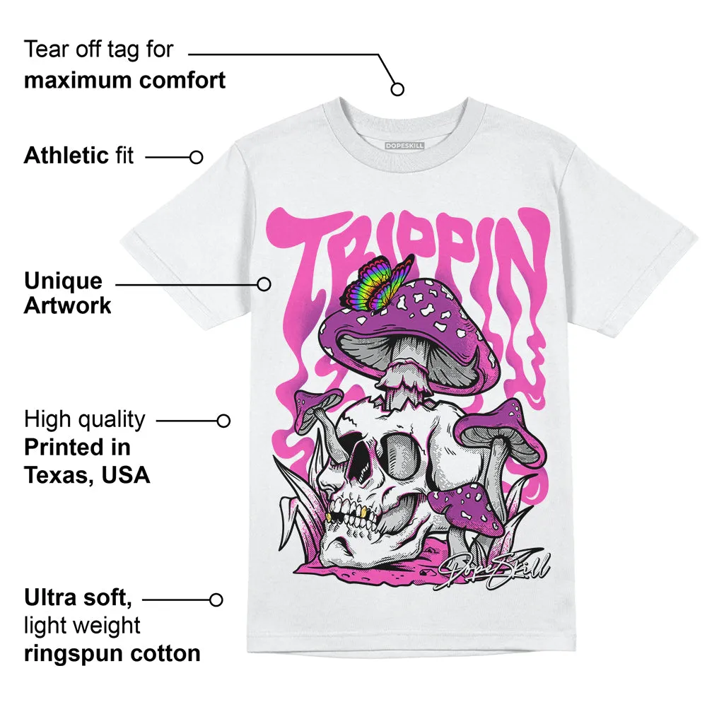 Hyper Violet 4s DopeSkill T-Shirt Trippin Graphic sold by DopeSkill product image thumbnail 3