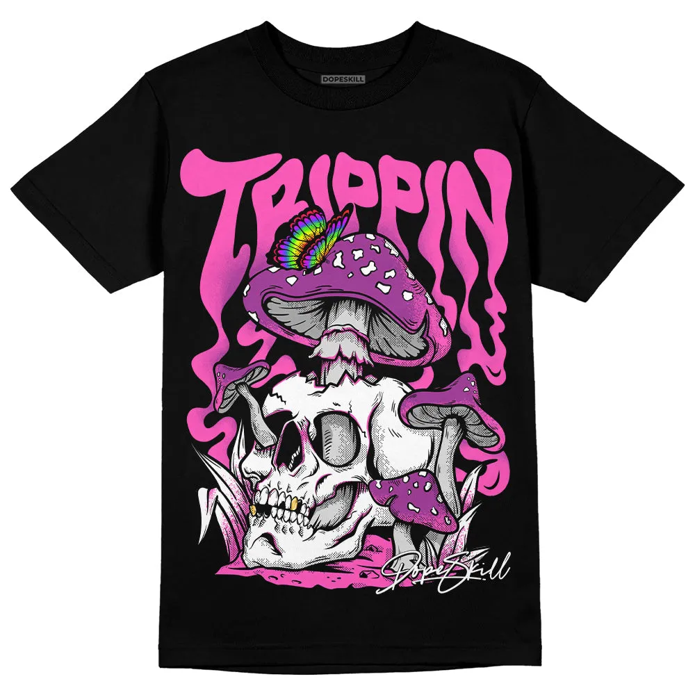 Hyper Violet 4s DopeSkill T-Shirt Trippin Graphic sold by DopeSkill product image thumbnail 2