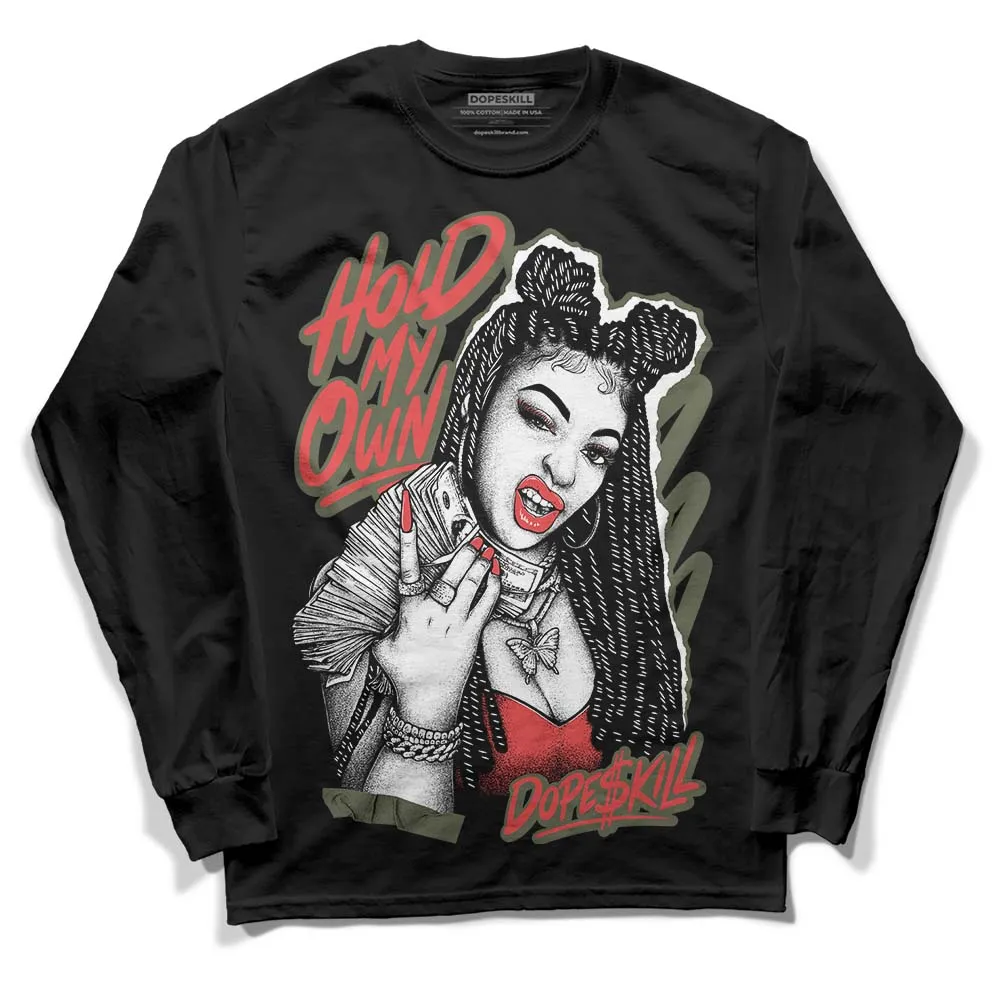 Dunk Mystic Red Cargo Khaki DopeSkill Long Sleeve T-Shirt New H.M.O Graphic sold by DopeSkill product image thumbnail 2