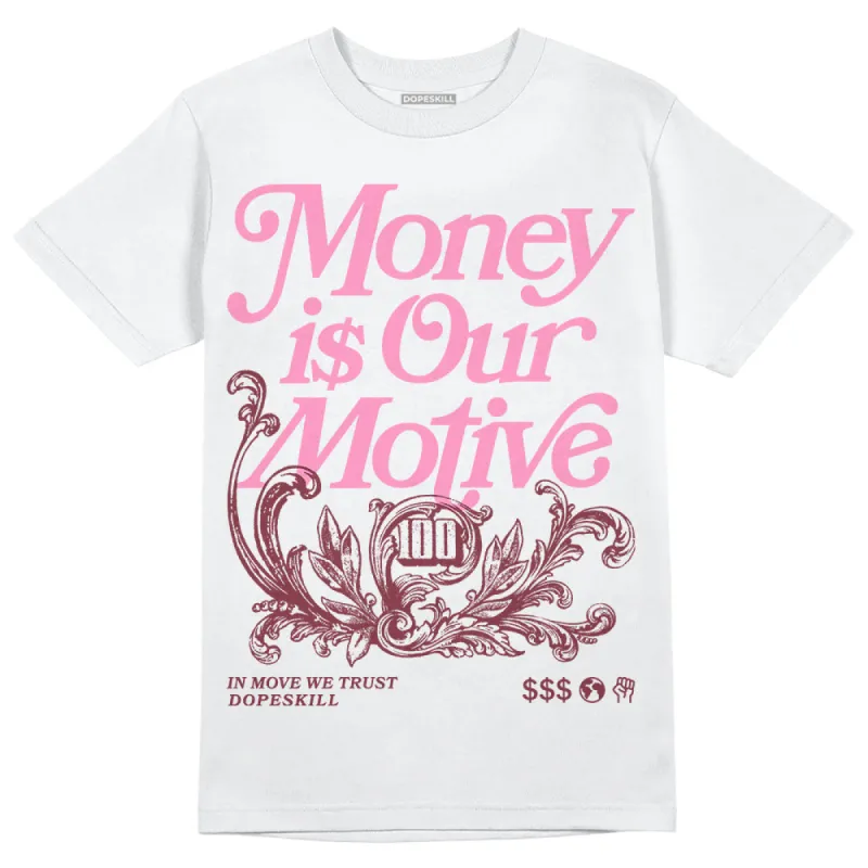 Team Red 1s DopeSkill T-Shirt Money Is Our Motive Typo Graphic sold by DopeSkill