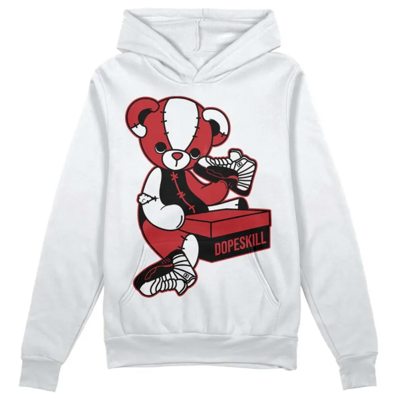 Red Taxi 12s DopeSkill Hoodie Sweatshirt Sneakerhead BEAR Graphic sold by DopeSkill